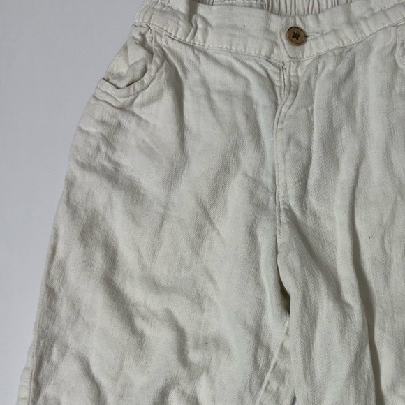 Zara Wide Leg Pant in Cream color - Picture 4 of 6